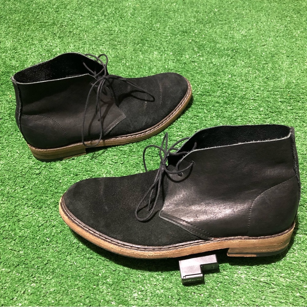 Acne Studios Men Leather Boots size 42(8.5), Made in Italy.